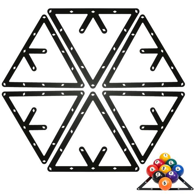 6PCS / 1PCS Magic Ball Rack Billiard Rack Sheet Cue Ball