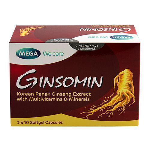Ginsomin Multivitamin- Ginseng Extract And Korean Panax