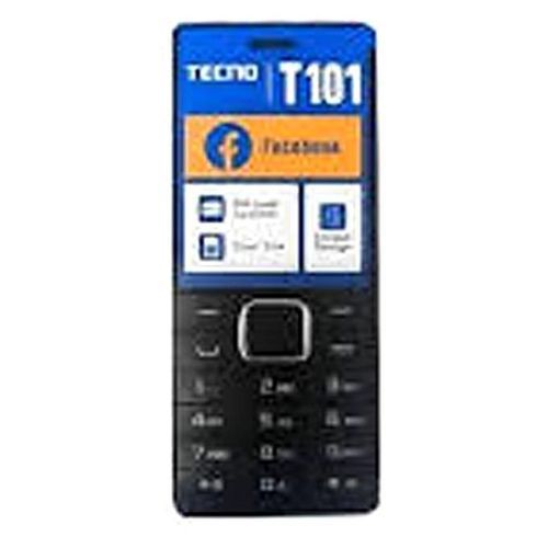 T101 DualSim, Stylish Design, Torchlight, Fm- Black
