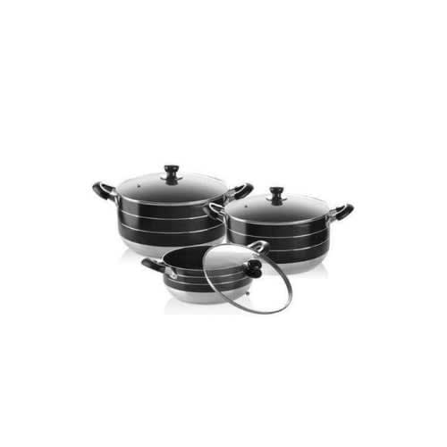 3 Piece Aluminium Non-stick Cookware Set. Kn-6008