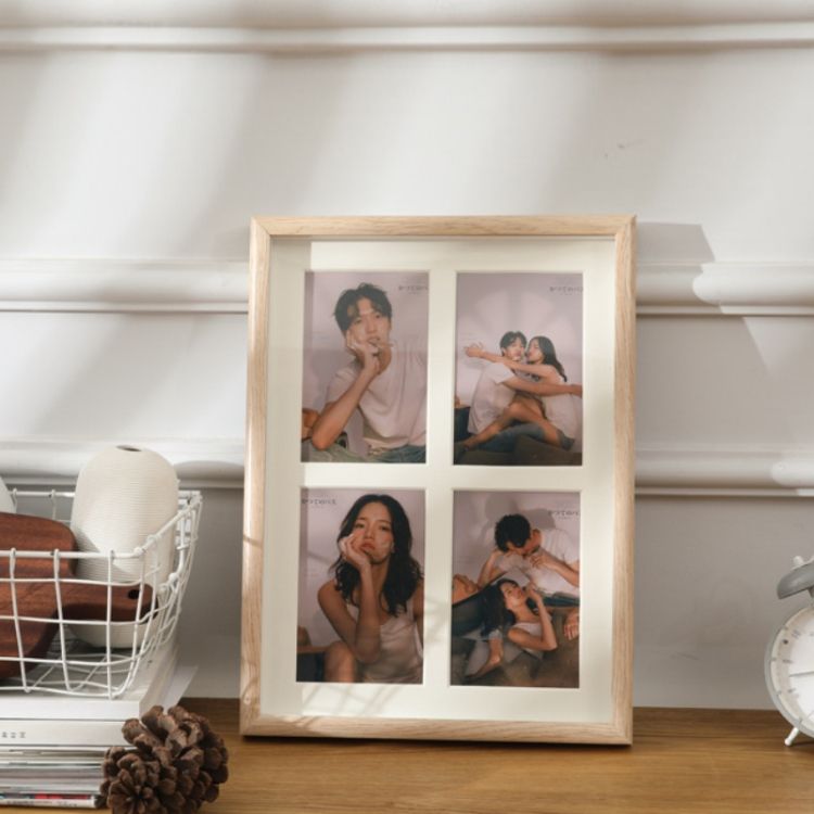 Wooden Photo Frame Four Frame Vertical