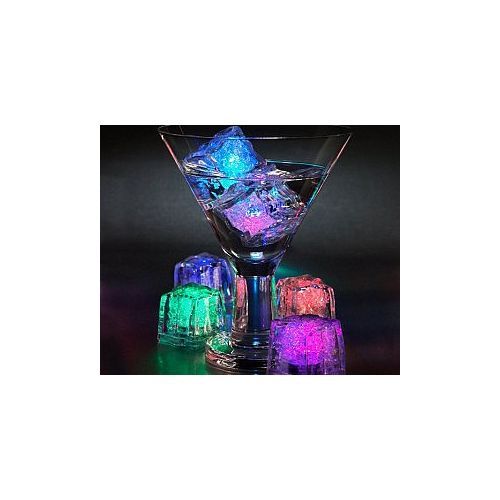 12x Water LED Ice Cubes Flashing Multi-Color Light Rocks