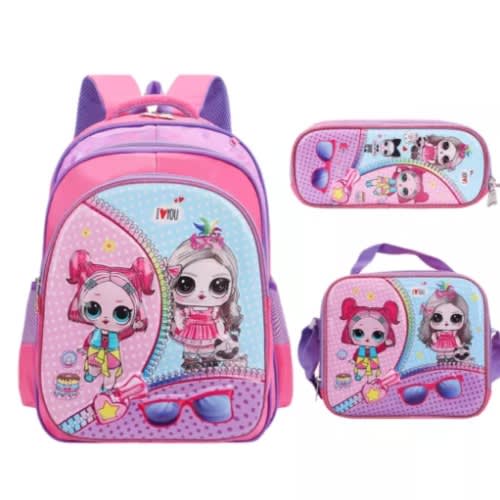 3in1 Lori Rock Trolley Backpack For Kids