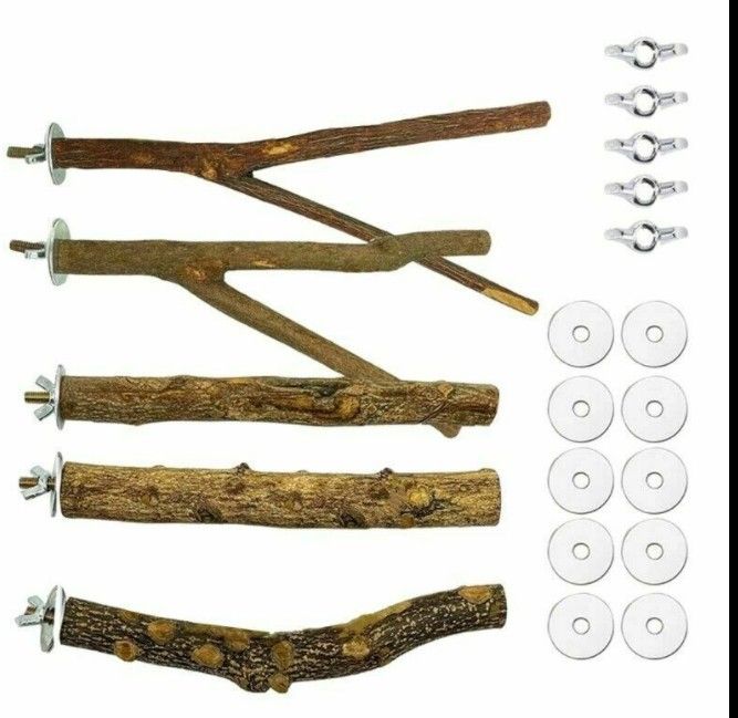 Parrot Perch Bird Cage Accessories Bird Supplies Utensils