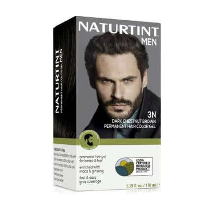 Naturtint Men's Permanent Hair Dye 3n Dark Chestnut Brown 170 Ml
