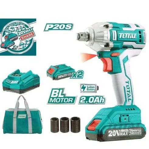 Cordless Impact Wrench Socket Machine - 20V