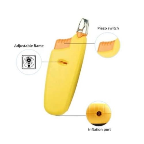 Gas Lighter - 5 Pieces - Yellow