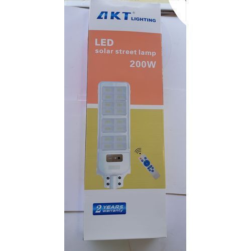 AKT 200w Solar Street Light With Inbuilt Panel- All In One Super