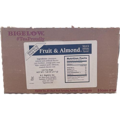 Herb Tea, Fruit & Almond Pack Of 6 No Caffeine
