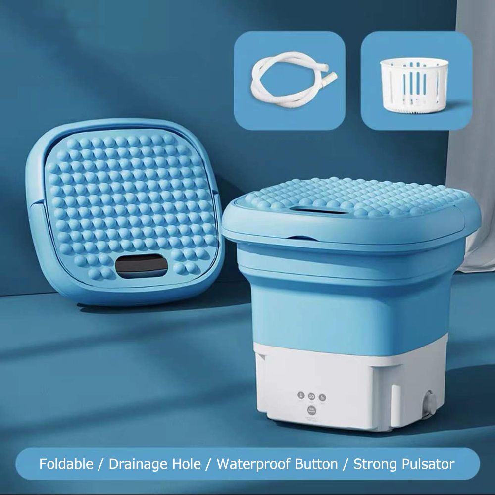 Portable Washing Machine Small Household Folding Automatic