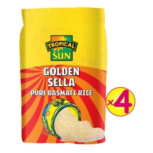 Golden Sella Pure Basmati Rice 5kg - 4pks