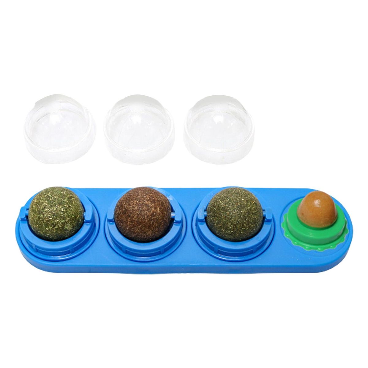 Cats Catnip Ball Teeth Cleaning Cat Toy Blue