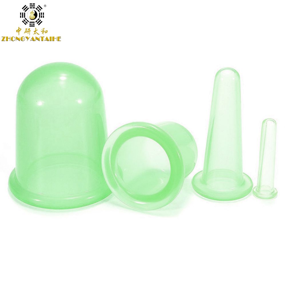 Acupunture Jars Rubber Cup Natural Silicone Cans Cup Suction Jars Cups Therapy Vacuum Vacuum