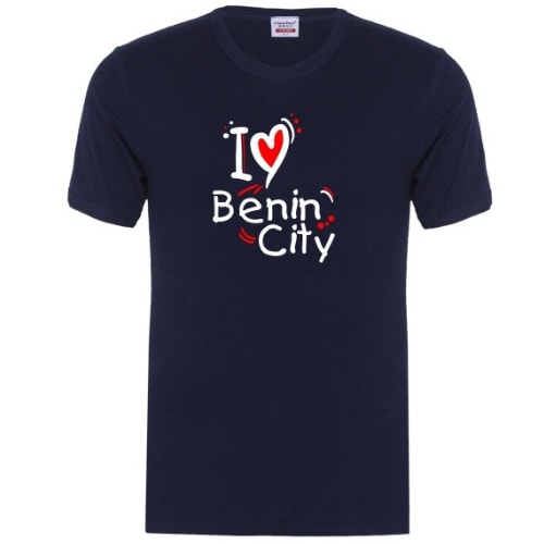 I Love Benin City (blk) Custom Branded T-shirt