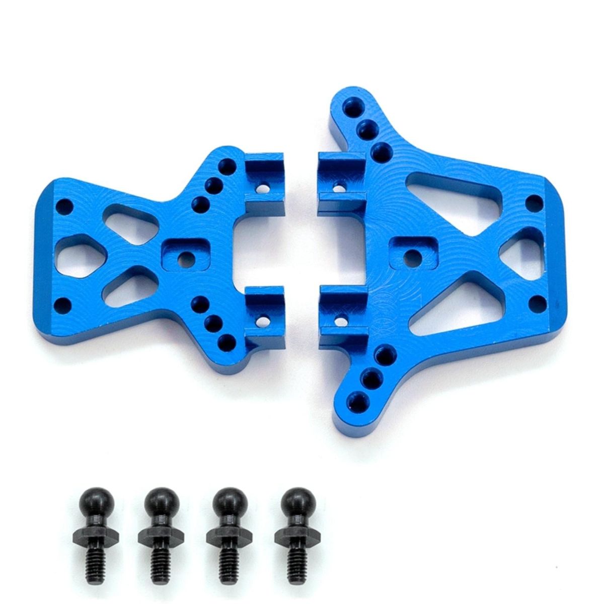 Aluminum Alloy Front & Rear Shock Tower Replacement of 7637 Replacement for TRAX4 1/18 LaTx Teton Desert Prerunner 76054-1 4WD Remote Control Car