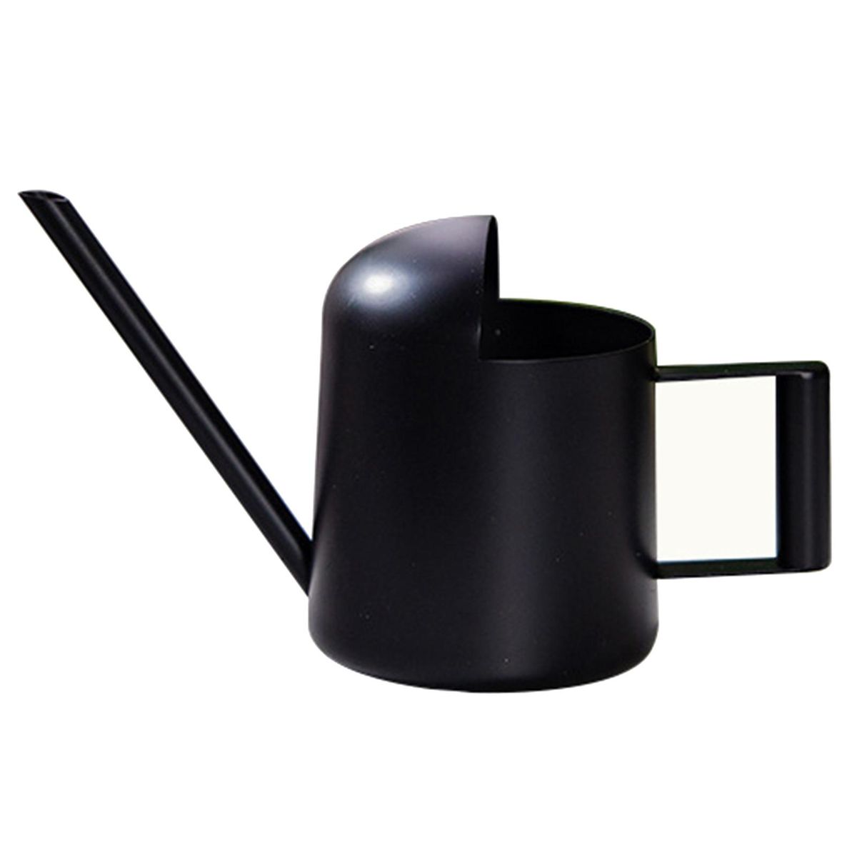 300ml Watering Stainless Steel Mini Watering Long Spout for Plants Black