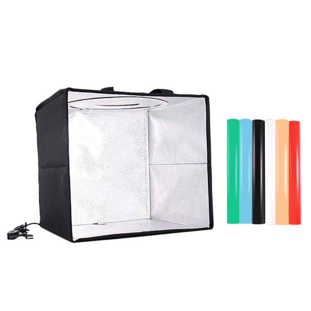 USB Portable Photo Studio Light Tent 144 LED Lighting Photography Shooting Tent Small Soft Light Photo Box Photographic Equipment
