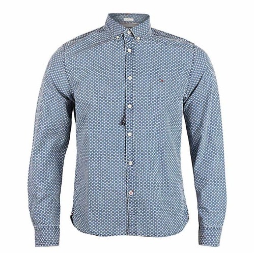 Men's Denim-design Slim Fit Shirt