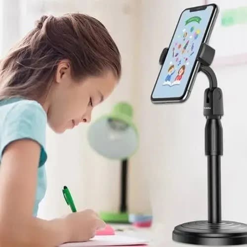 360&deg; Adjustable Mobile Phone Stand - Black