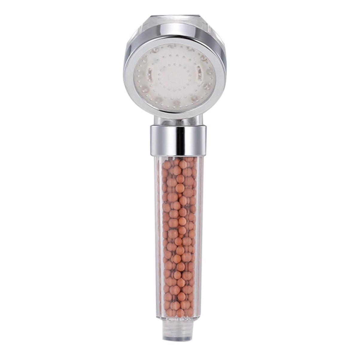 LED Hand Shower LED Shower Head Ionic Filter Multiple Colors Automatically Color-Changing Showerhead for Bathroom