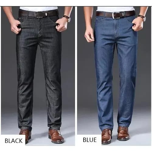 Men's Jeans - Black & Blue - 2pcs