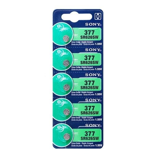 Watch Battery 377 - Sr626sw - Pack Of 5