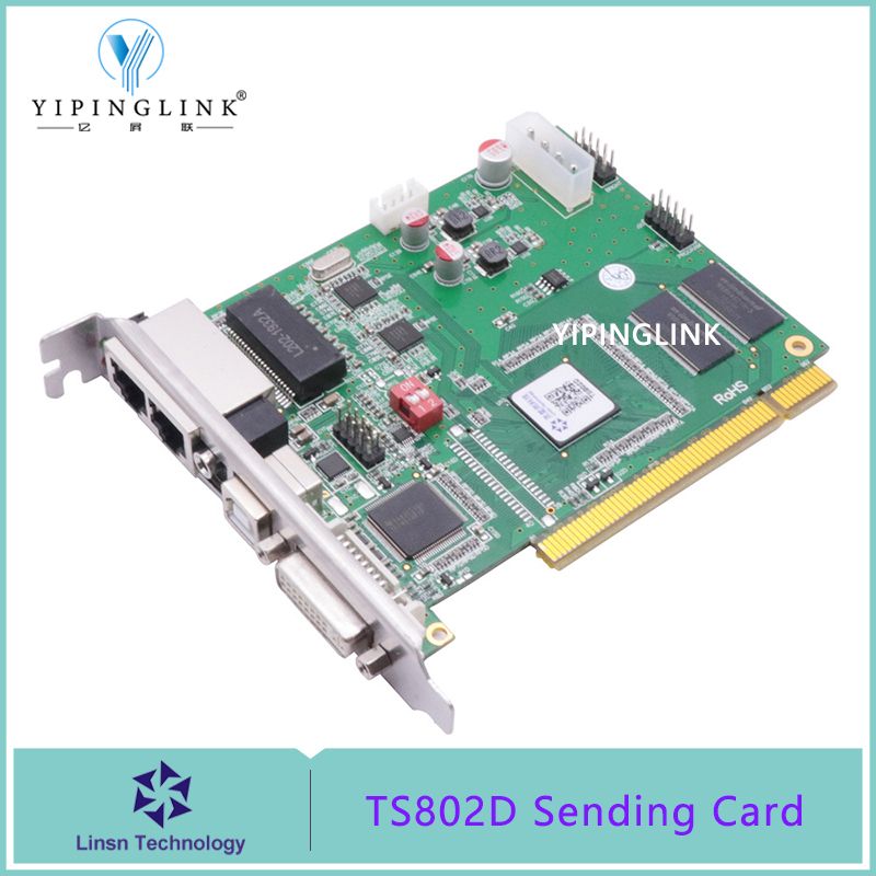 Sending Card TS802D Controller For Indoor And Outdoor Led