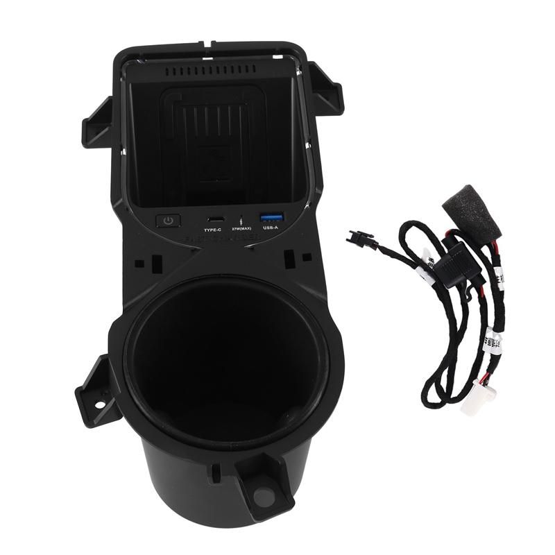 Car Center Console Wireless Charger Phone Holder