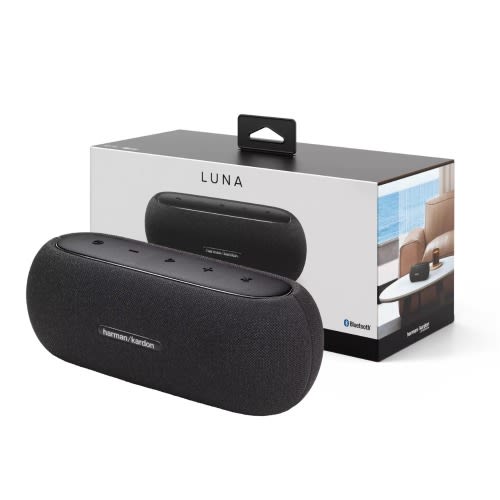 Luna-portable Bluetooth Speaker - Ip67 Waterproof And Dustproof With Built In Battery - Black