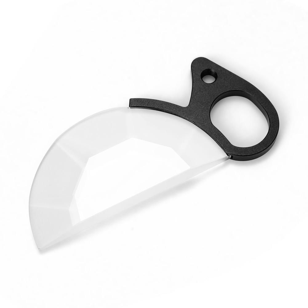 Camera Filter Photography Foreground Blur Film Photography Props Handheld Semicircle Glass Kaleidoscope Filter Camera Accessories