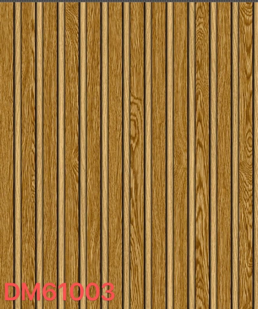 Adore Decor WPC Fluted Panel 3D Effect Wallpaper - Black