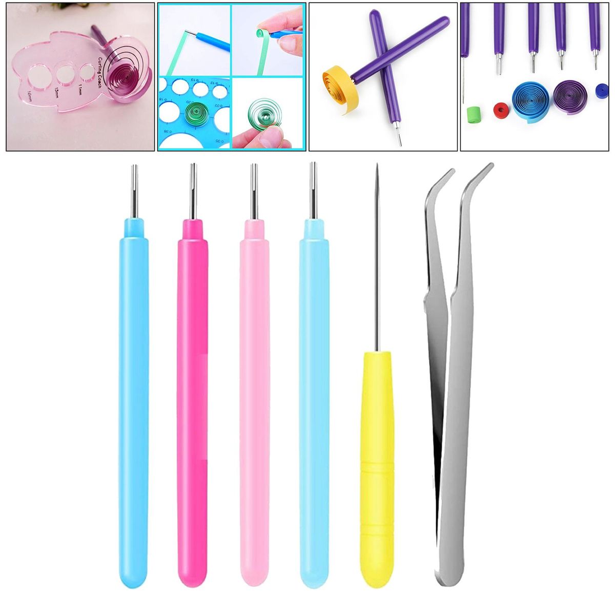 Paper Quilling Tools Supplies Hand Craft Set Tool For 6 Pieces