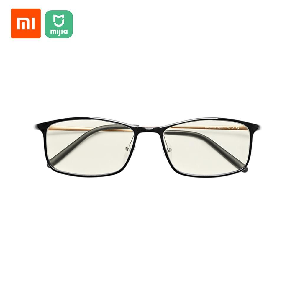 Xiaomi Mijia Anti-blue light Eye glasses Blue light blocking rate gold plastic mixed frame Eye protection for Men and Women Anti Blue Ray