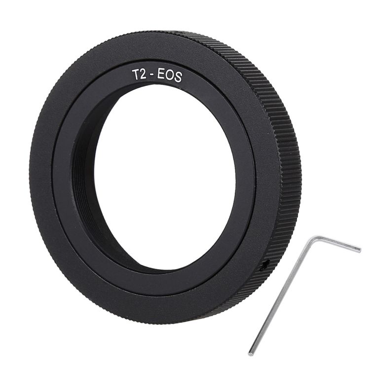 T2 Thread Lens To EOS Mount Metal Adapter Stepping Ring