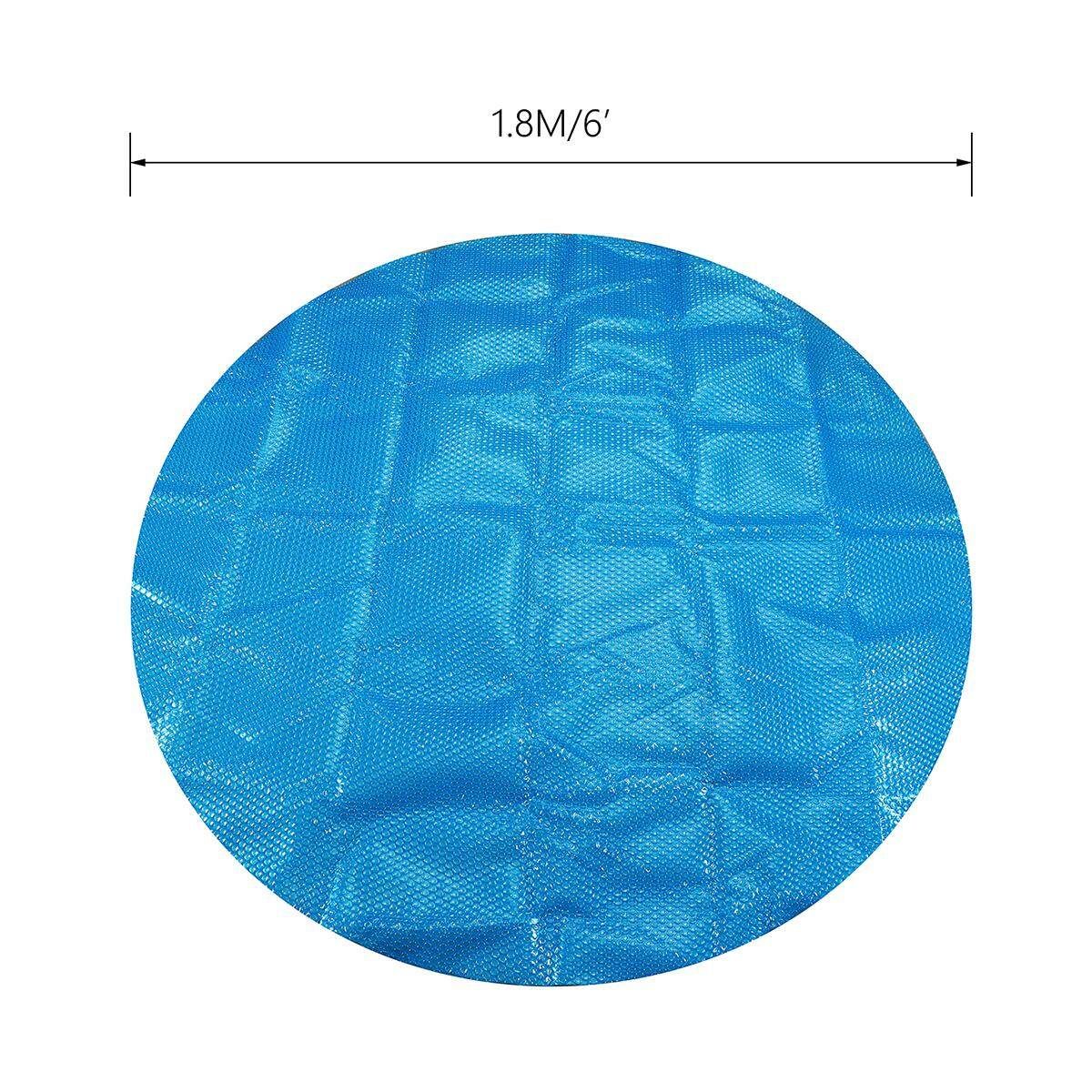 6ft/7ft Round/Square Swimming Pool Hot Tub Cover Blanket Spa Cover Keep Warm Spa Protector Outdoor Anti-UV Dust Cap