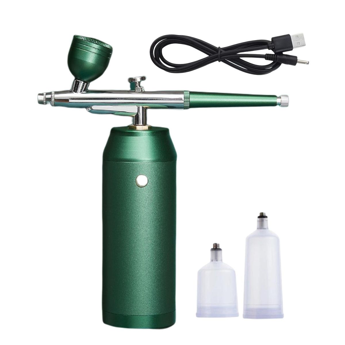 Portable Airbrush Kit Mist Sprayer Air Compressor For Model Coloring