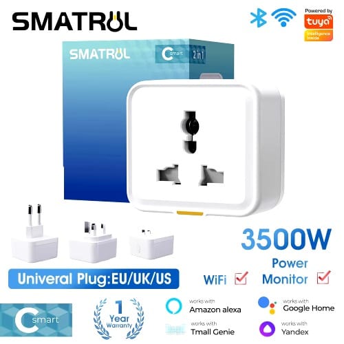 Smatrol Tuya Smart Home Wifi Plug Socket