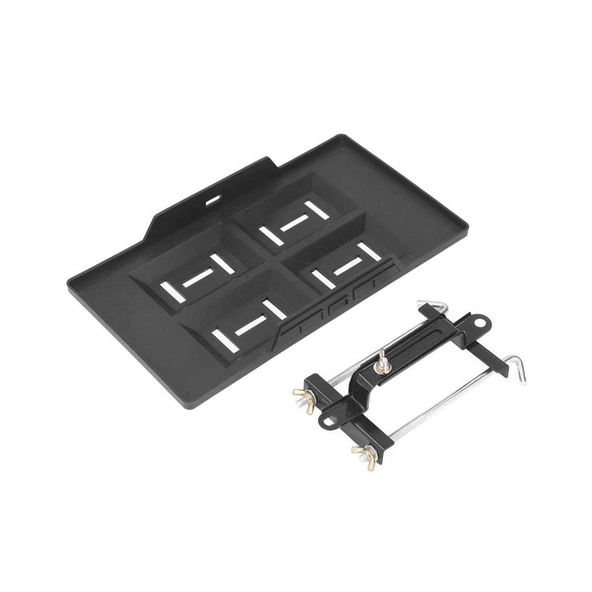 Car Battery Hold Down Tray Bracket Kit Height Adjustable