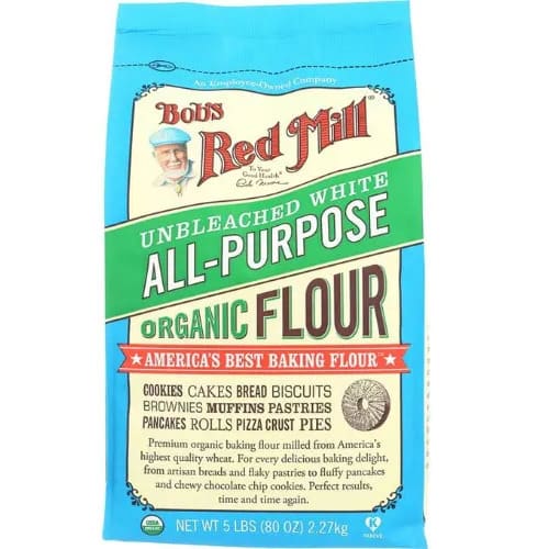 Organic Unbleached White All Purpose Flour 5lb 80 Oz