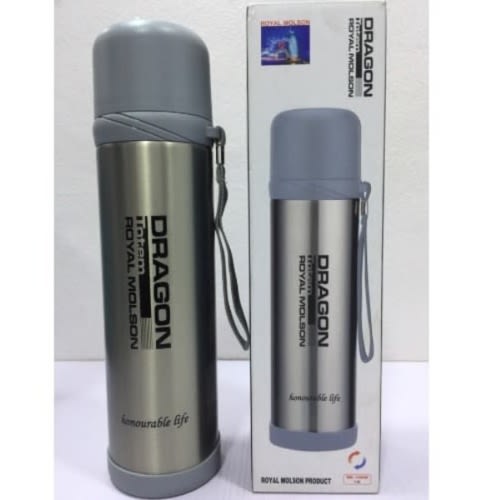 Dragon Stainless Steel Double Wall Insulated Vacuum Water Flask -1000ml