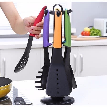 6 Pieces Multicolour Kitchen Utensil Set