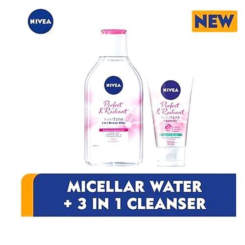 Perfect & Radiant Micellar Water And 3 In 1 Face Cleanser For Women - 400ml