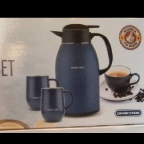 Jug,mugs, Cups, Flask Set.