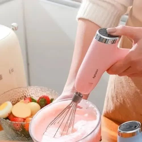 5 Speeds Multi-functional Usb Rechargeable Handheld Mixer - 1200mAh