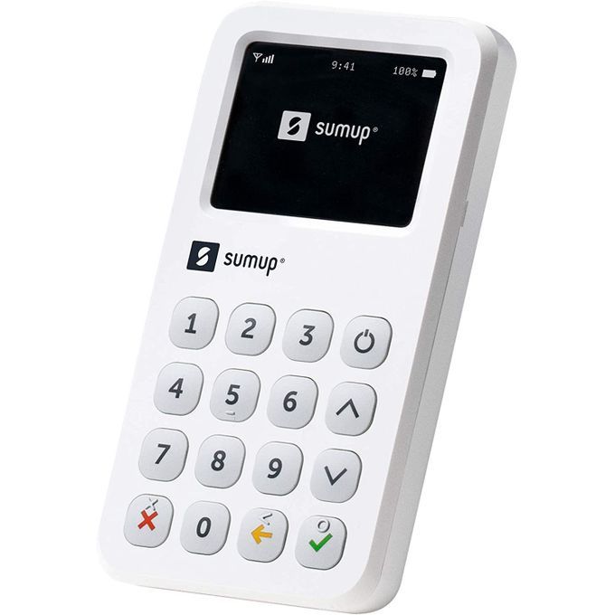 New SumUp Air Contactless Payment Card Reader With Charging Cradle Stand Sum Up