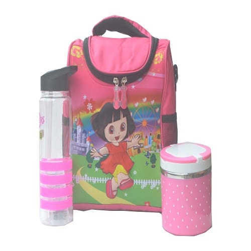 Dora Lunch Pack - 3 in 1 - Pink