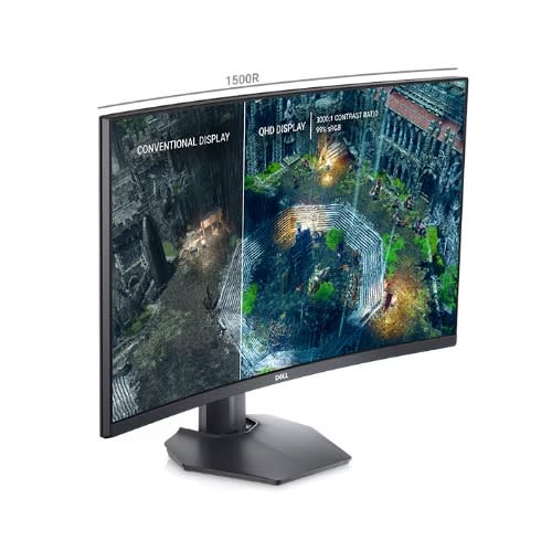 Curved Gaming Monitor 27 Inch Curved With 165hz Qhd  - 2560 X 1440 - Display Black - S2722dgm