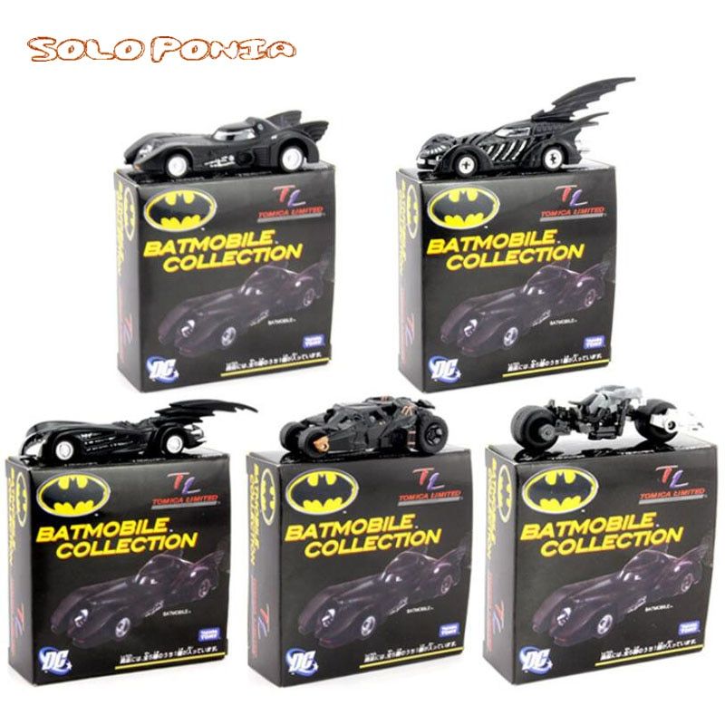 Batman Car Batmobile 6 Pieces 6-8 Cm Alloy Bat Man Car