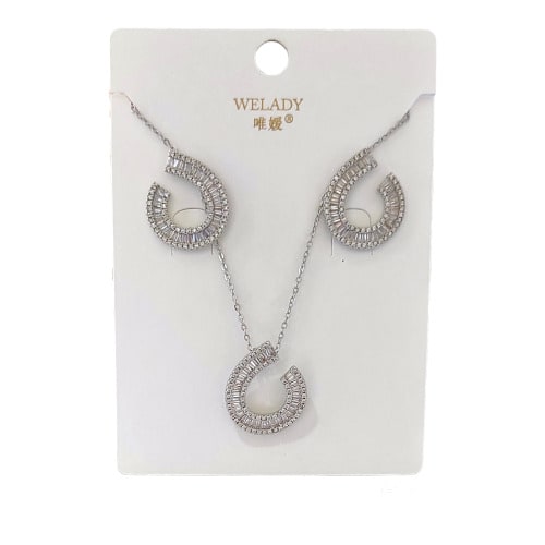 Zirconia Set - Silver