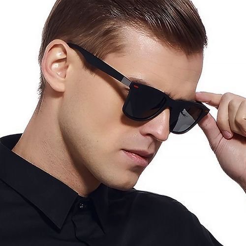 Square Polarized Sunglasses TR90 Frame With Polarized Lens Anti Glare
